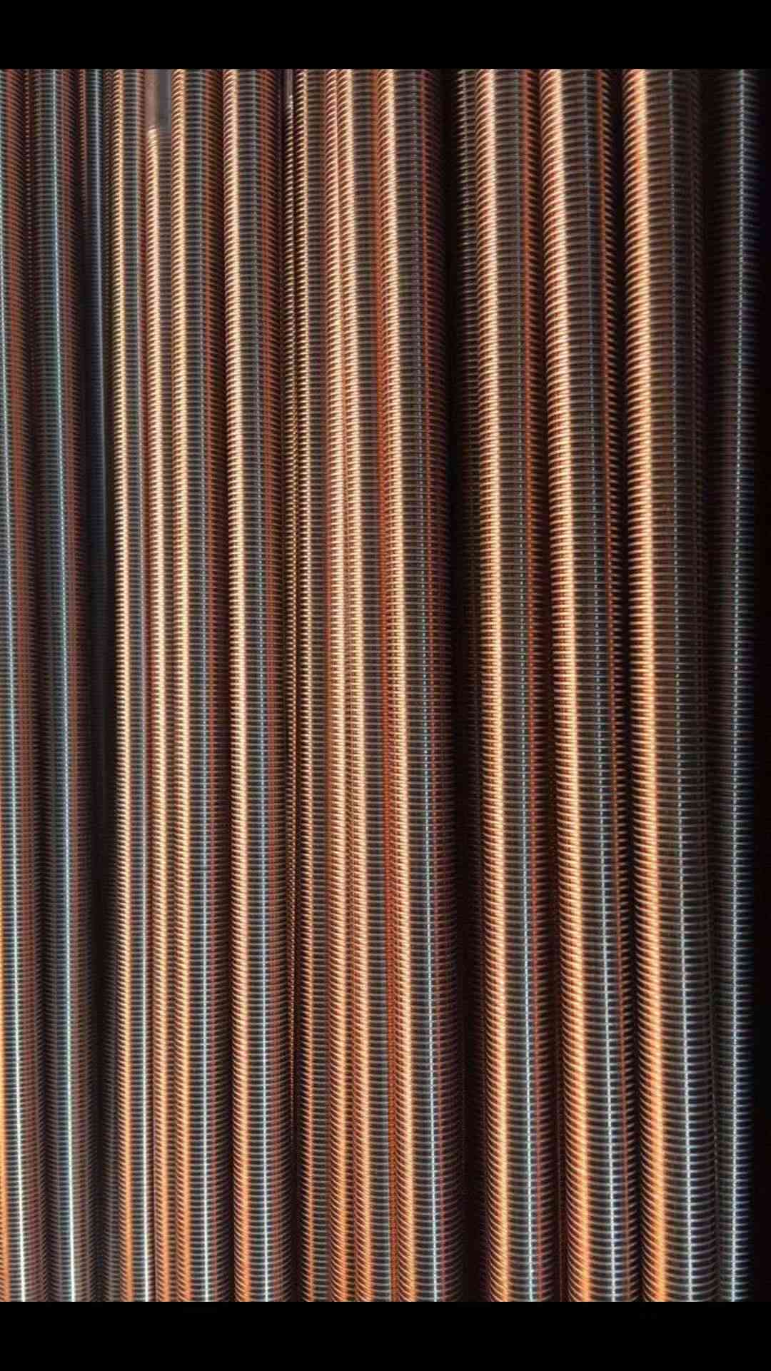 Copper low fin tube